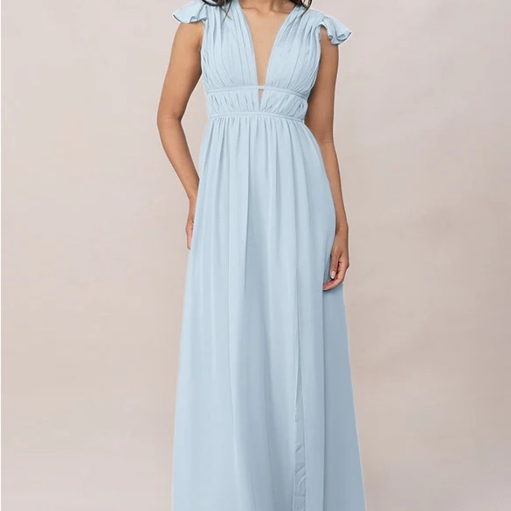 Revelry Light Blue Bridesmaid Dress
